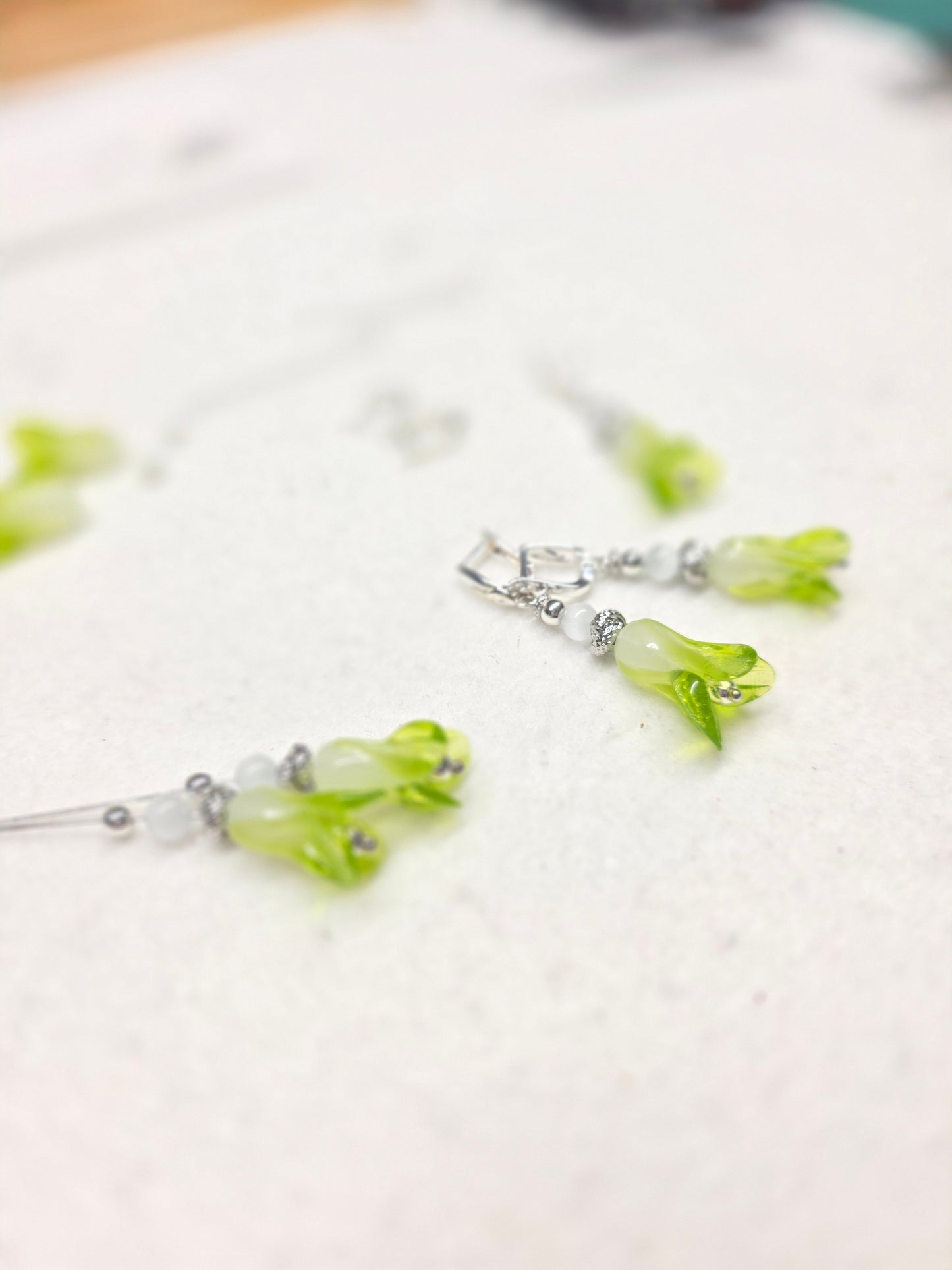 Bok Choy Earrings