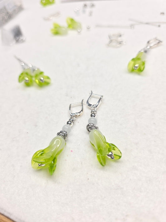 Bok Choy Earrings